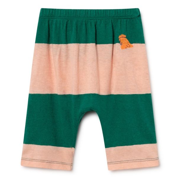 Pantalón Sarouel Algodón Lino de Rayas-product