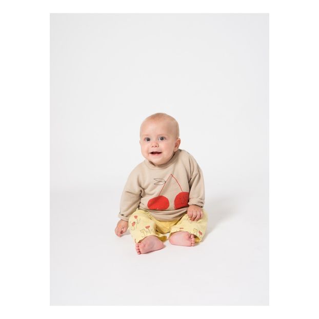 Tulips cotton and linen trousers -product