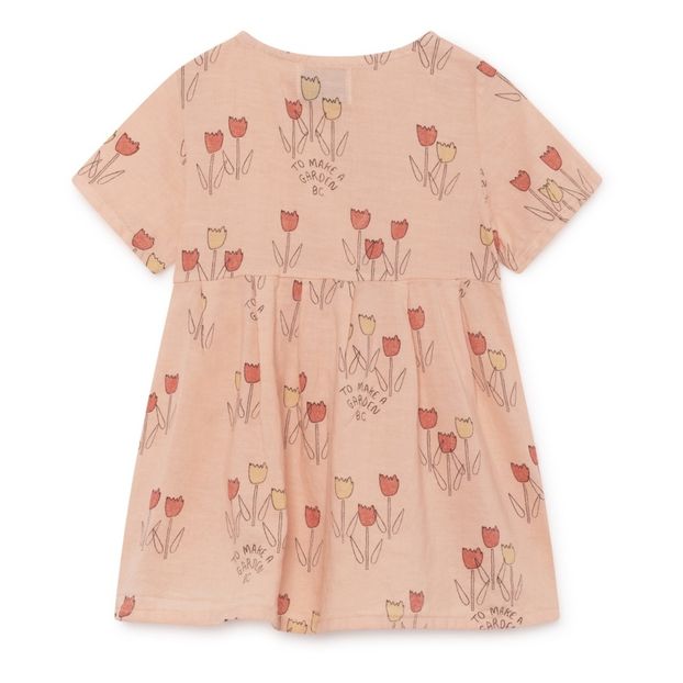 Tulips cottton and linen dress -product