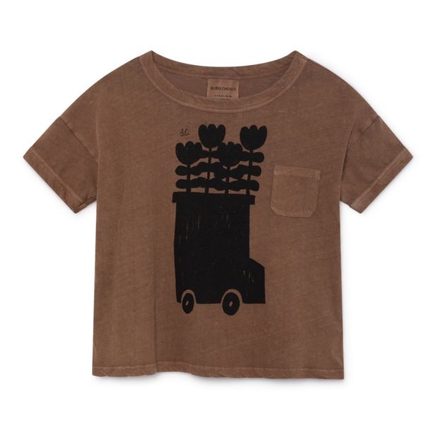 Tulips cotton and linen t-shirt-product