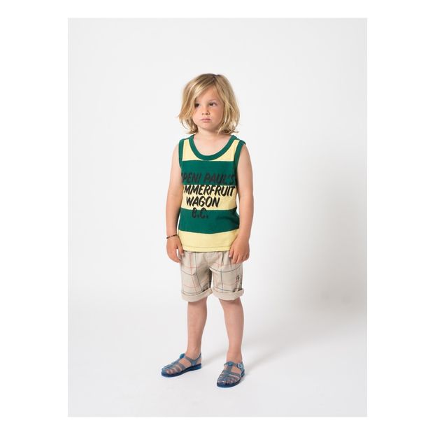 Striped organic cotton tank top -product