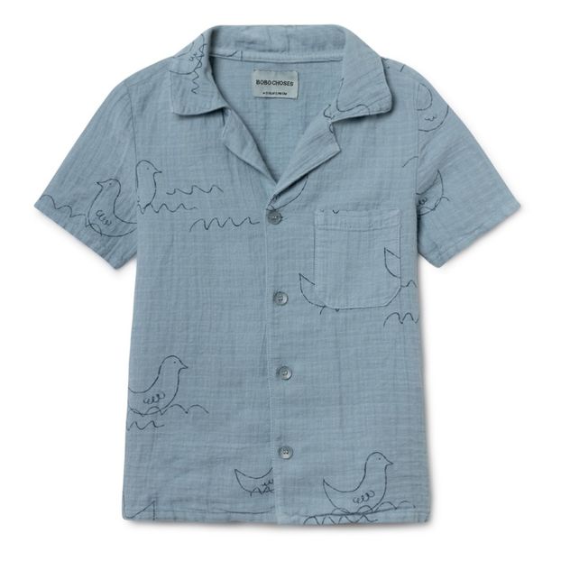 Bird printed shorts and shirt set-product