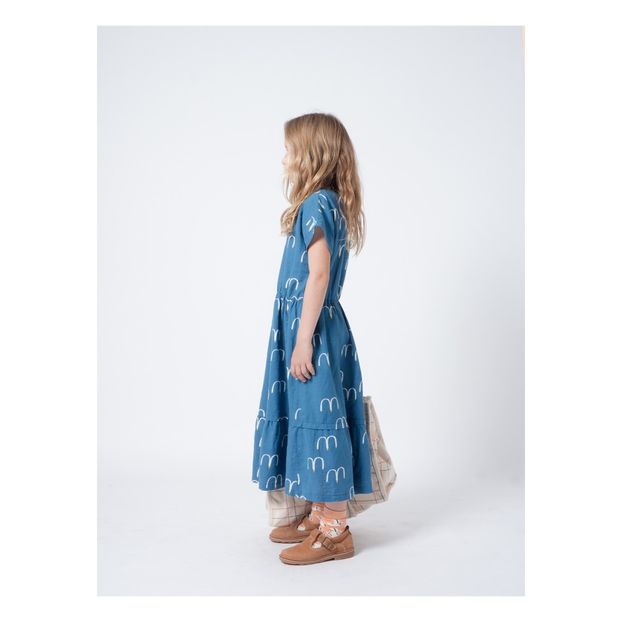 Cotton and linen midi dress-product