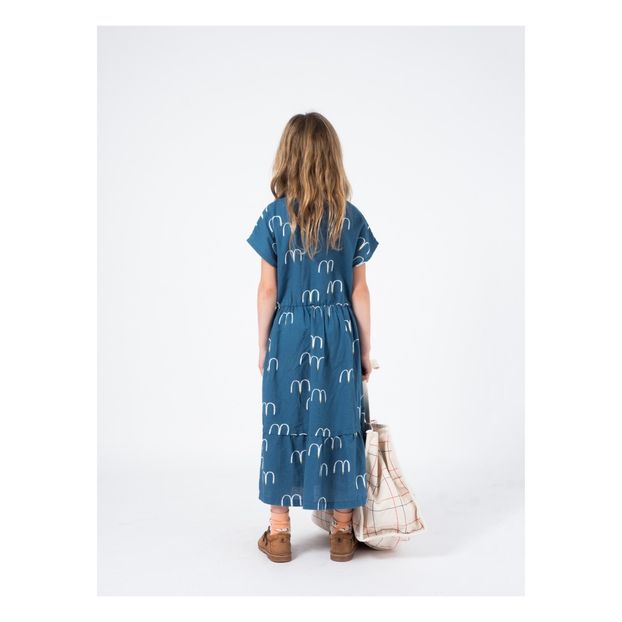 Cotton and linen midi dress-product