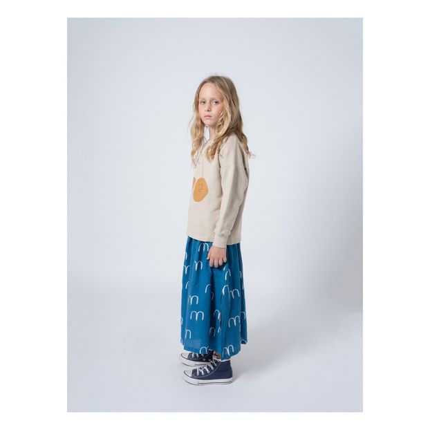 Bird printed organic cotton maxi skirt-product