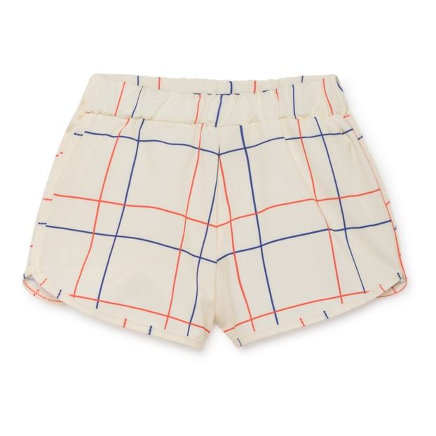 Checkered swimming trunks -product