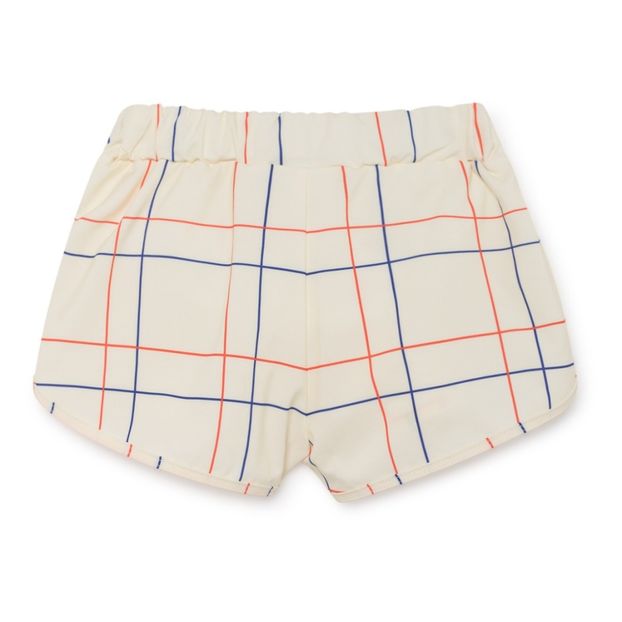 Checkered swimming trunks -product
