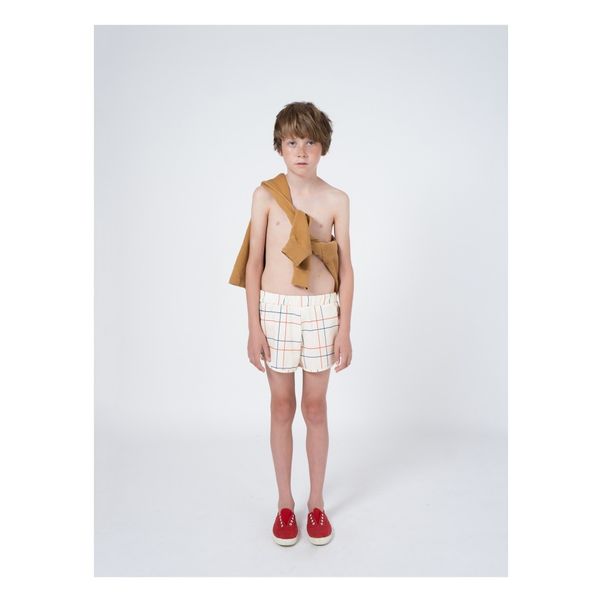 Checkered swimming trunks -product