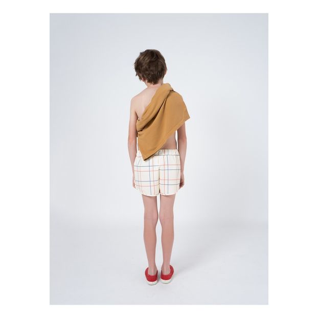 Checkered swimming trunks -product