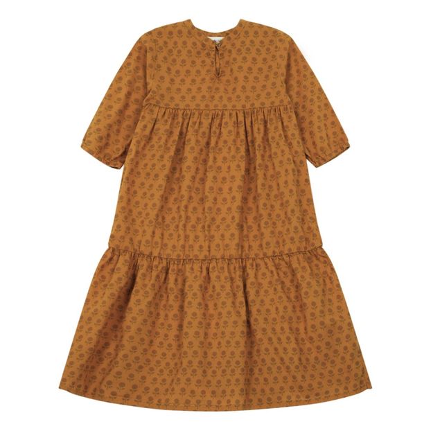 Long recycled cotton dress-product