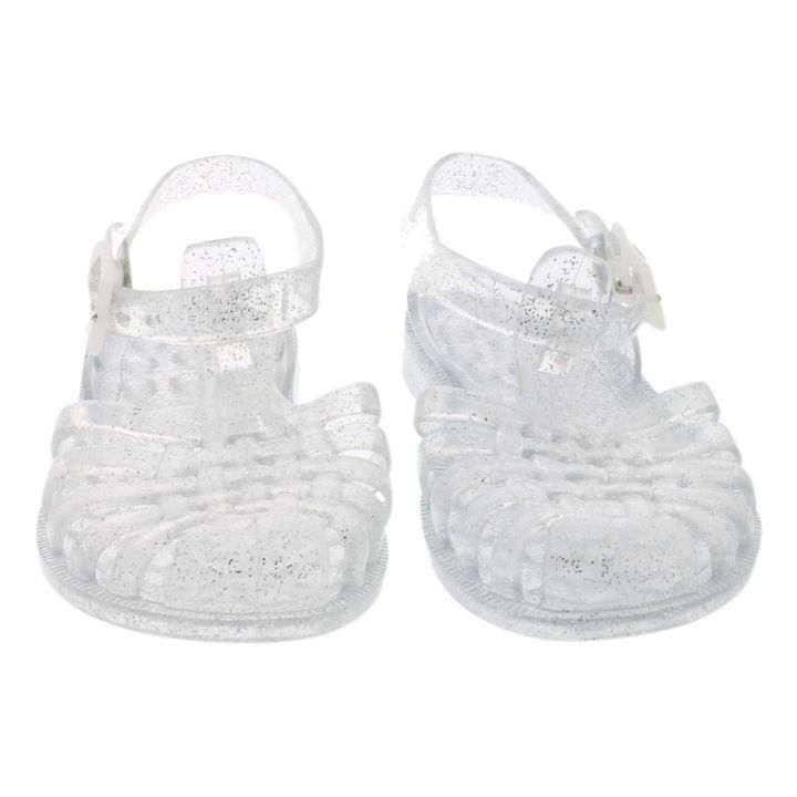 Sandalias Purpurina en plástico Plateado- Imagen del producto n°2