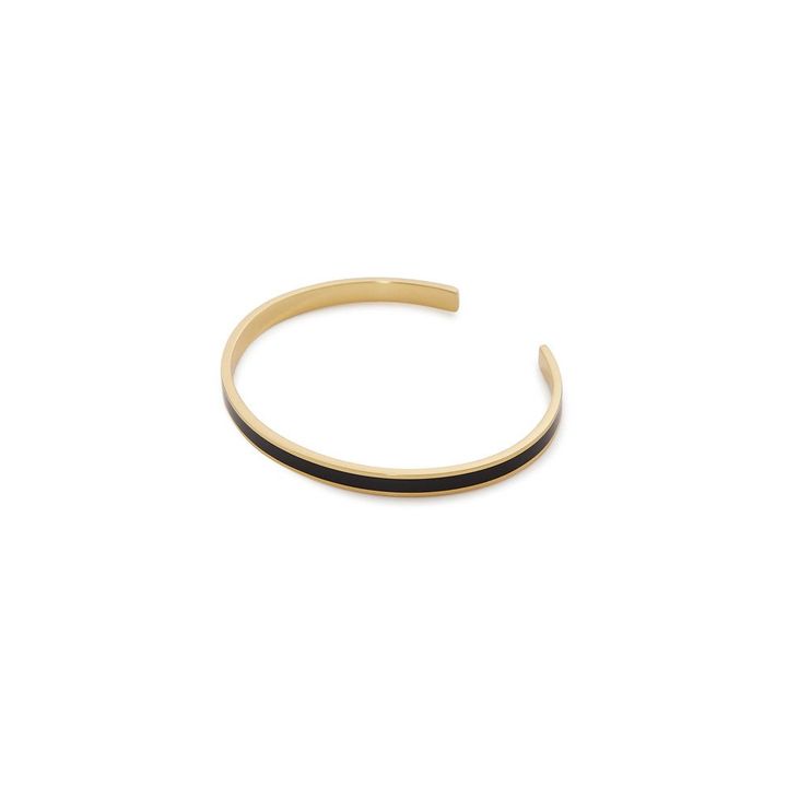 Bracciale aperto regolabile | Nero- Immagine del prodotto n°3