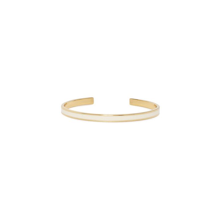 Bracciale aperto regolabile | Bianco- Immagine del prodotto n°0
