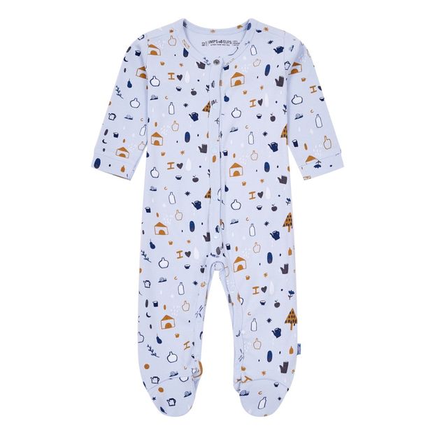 Organic Cotton Footed Playsuit-product