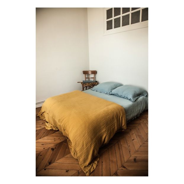 Cotton Gauze Ruffled Bed Set-product