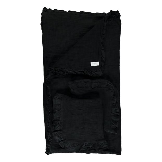 Cotton Gauze Ruffled Bed Set-product