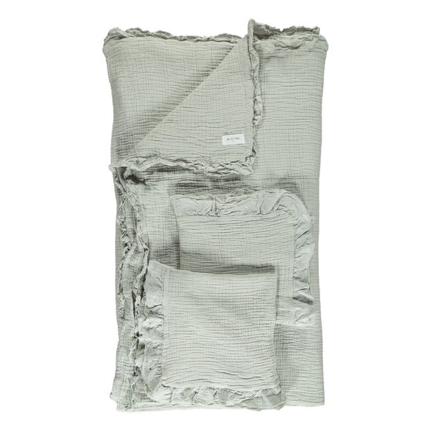 Cotton Gauze Ruffled Bed Set-product