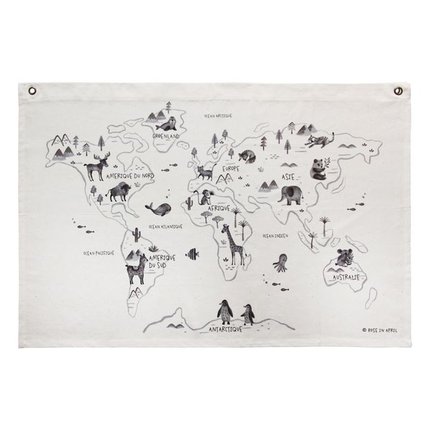 Carte du monde version française-product