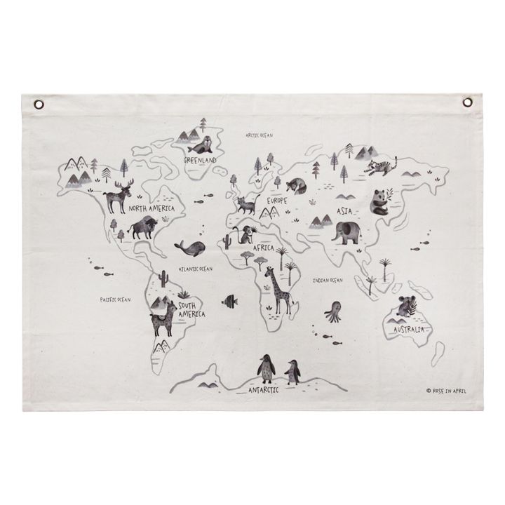 Carte du monde version anglaise- Image produit n°0