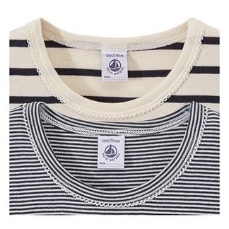 Petit Bateau T-Shirts im 2er-Pack mit Streifen -listing