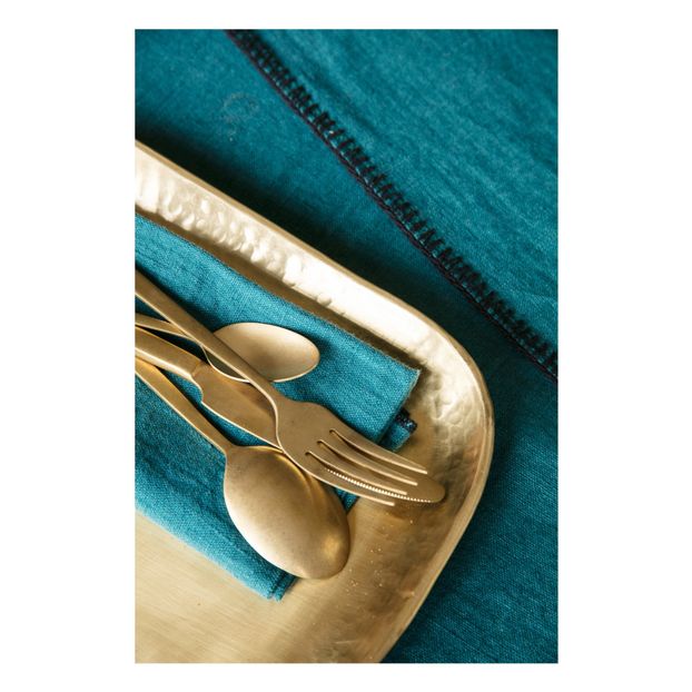Serviette de table en Lin lavé-surfilée - Set de 4-product