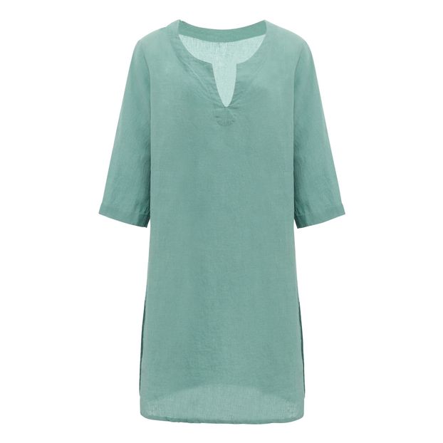 Washed linen kaftan-product