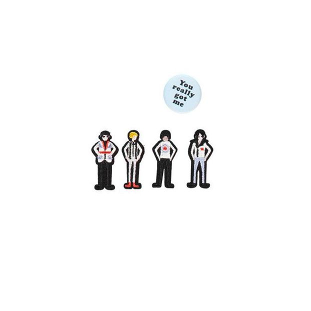 Iron-on The Kinks Badge Noir-product
