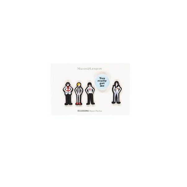 Bügelabzeichen Brosche The Kinks Schwarz-product