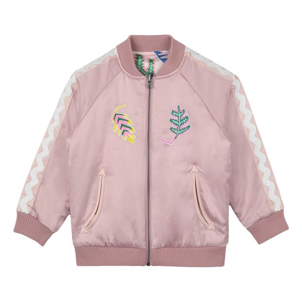 Palm Leaf reversible teddy jacket-product