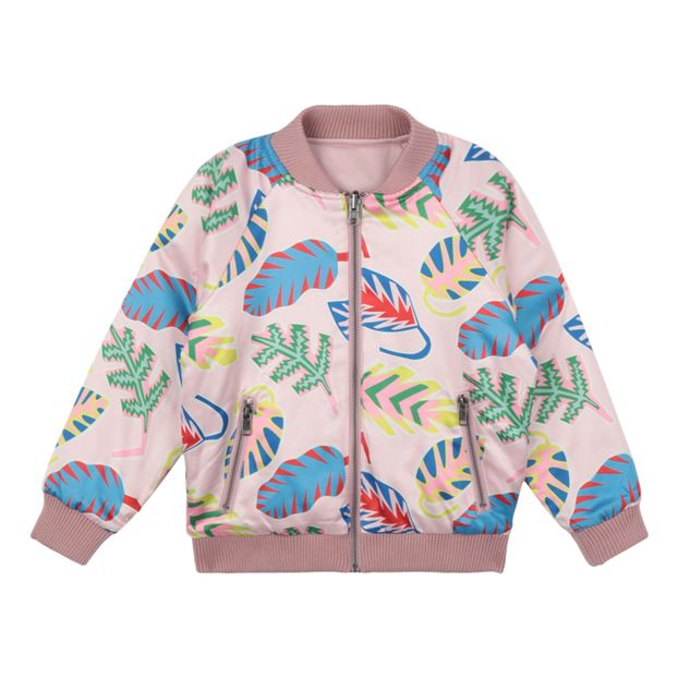 Palm Leaf reversible teddy jacket-product