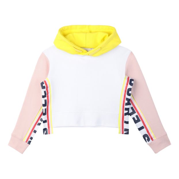 Cropped organic cotton sweatshirt - Sport collection --product