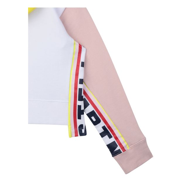 Cropped organic cotton sweatshirt - Sport collection --product