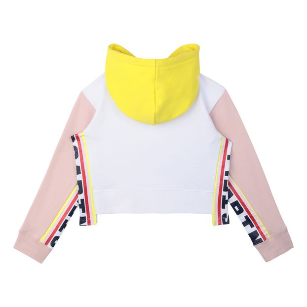 Cropped organic cotton sweatshirt - Sport collection --product