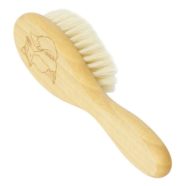 Brosse à cheveux en hêtre et poils de soie renard-product