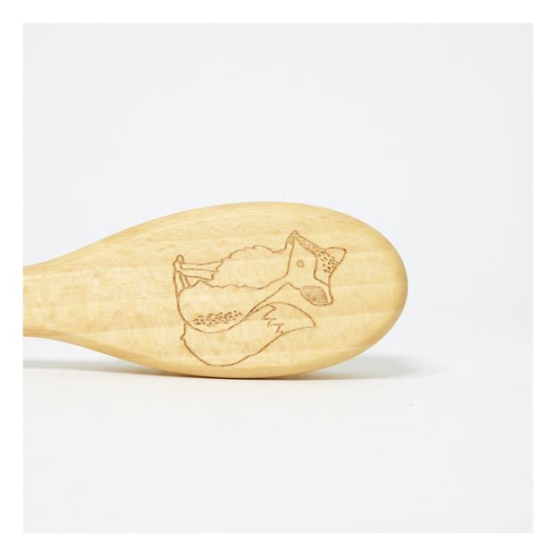 Brosse à cheveux en hêtre et poils de soie renard-product