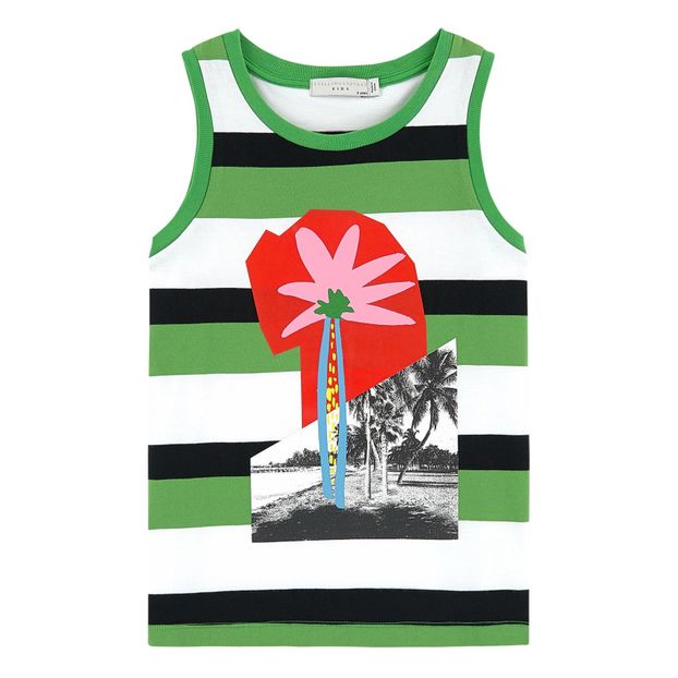 Camiseta de Tirantes Algodón Biológico de Rayas-product