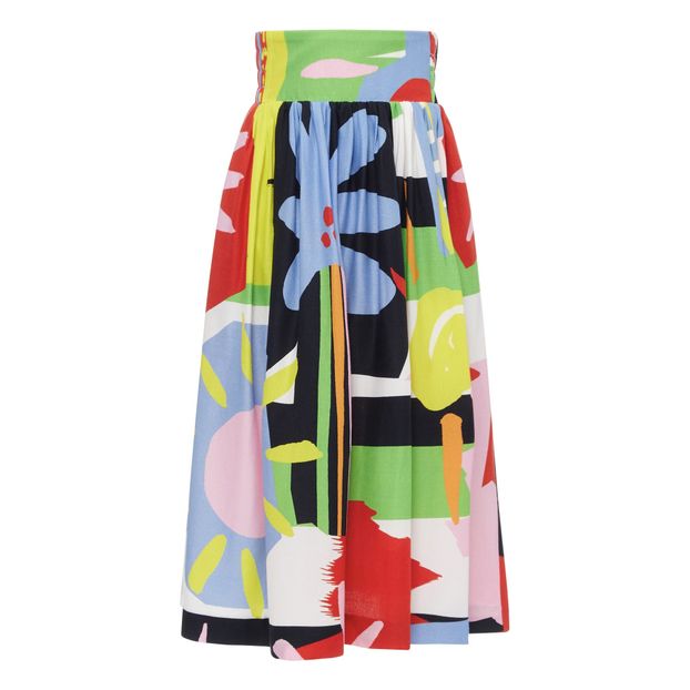 Jupe Longue Colorblock-product