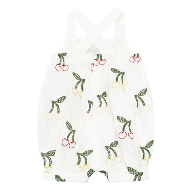 Barboteuse Lin et Coton Cerises-product