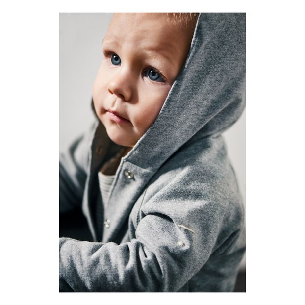 Organic Cotton Hooded Cardigan-product