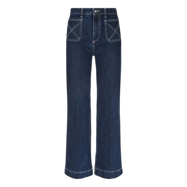 Wide leg cropped jeans-product