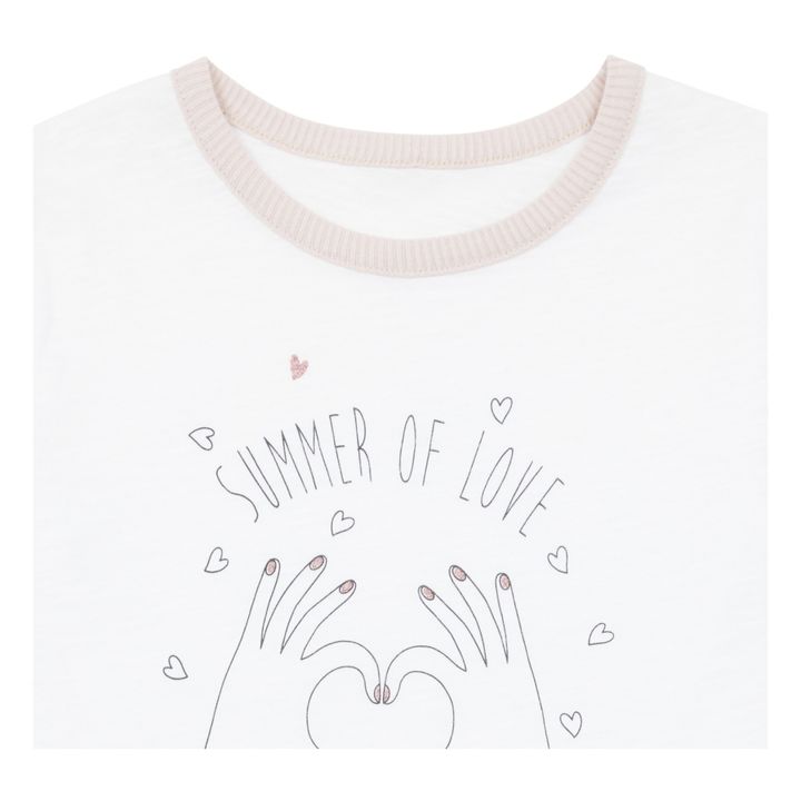 T-Shirt USA Blanc- Image produit n°1