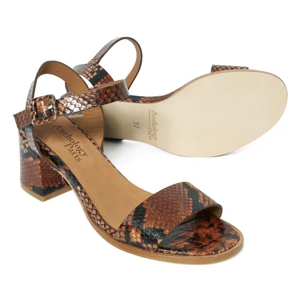 Sandalias con tacón Python Diane-product