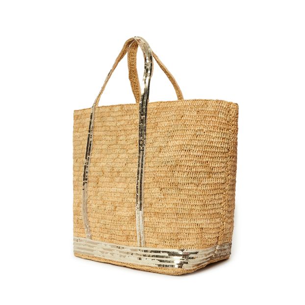 Large Raffia Tote Bag-product