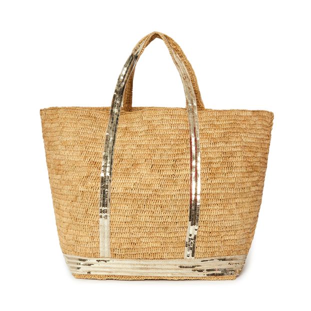 Large Raffia Tote Bag-product