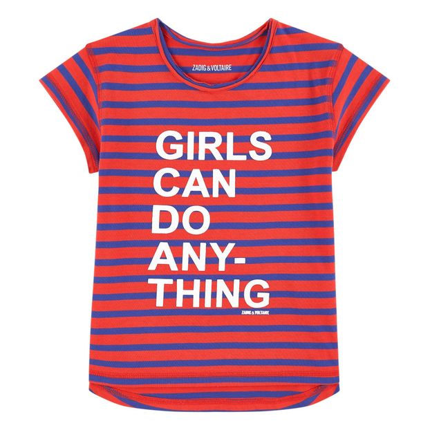 Striped print T-shirt-product