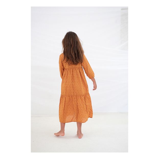 Long recycled cotton dress-product