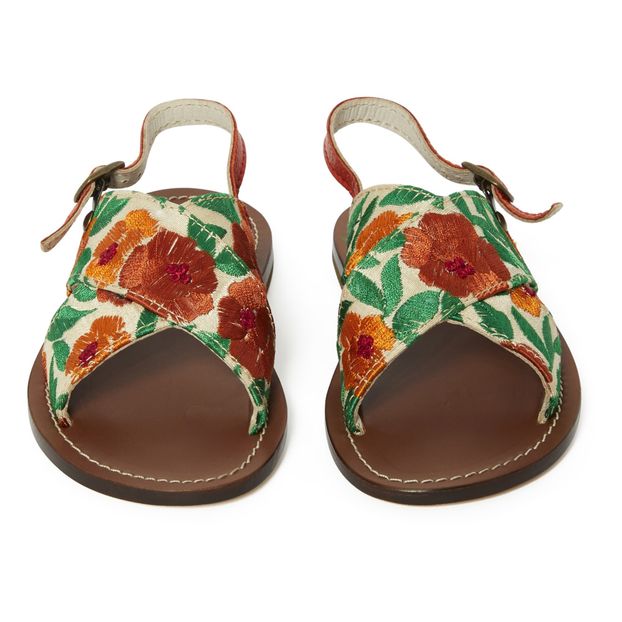 Sandales Croisées Brodées-product