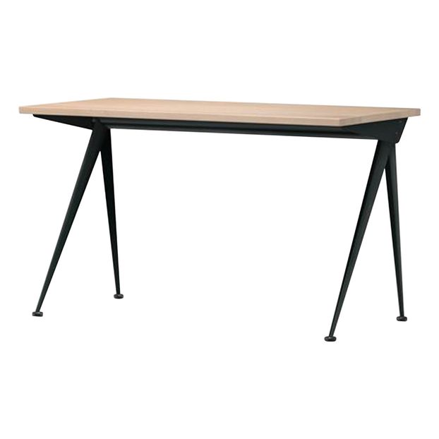 Escritorio Compas Direction, base Negra Japonesa, Jean Prouvé, 1953-product
