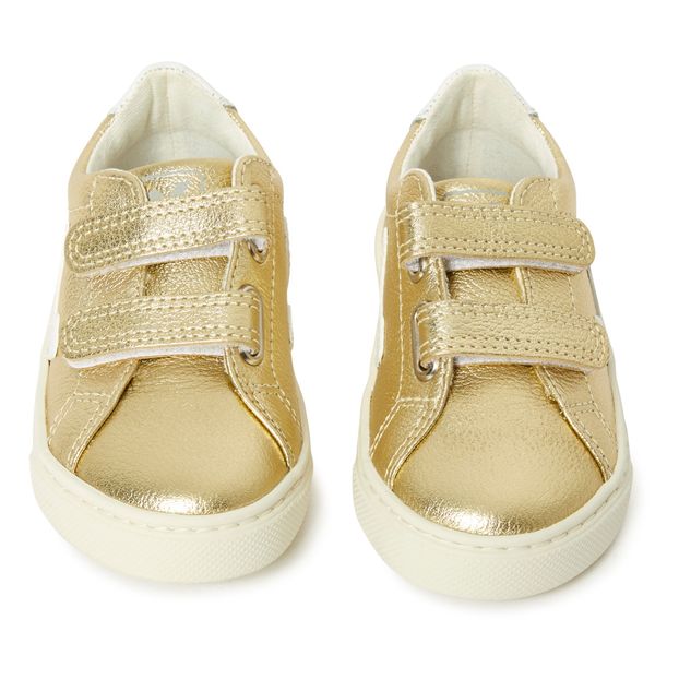 Esplar Metallic Leather Trainers-product