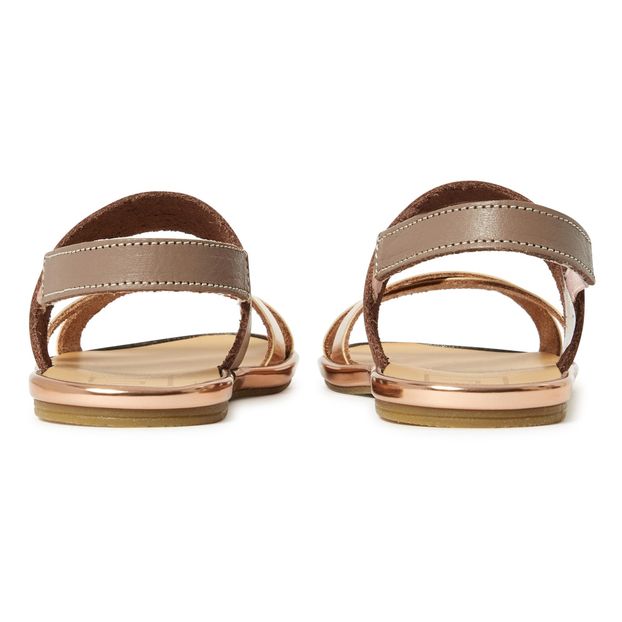 Sandali intrecciati bicolore -product